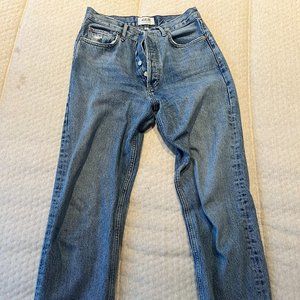 AGOLDE 90's Pinch Waist High Rise Straight Jeans